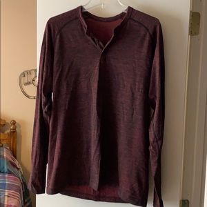 Lululemon quarter button shirt